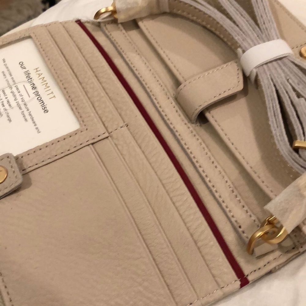 HAMMITT LEVY BENJAMIN CROSSBODY/CLUTCH/SHOULDER in Dandelion Gingham NWT - Picture 8 of 10